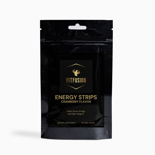 Oral Energy Strips | Cranberry Flavor Energy Strips | FitFusion