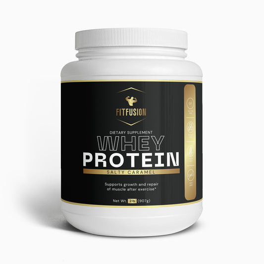 Whey Protein Concentrate | Salty Caramel Flavor Protein | FitFusion