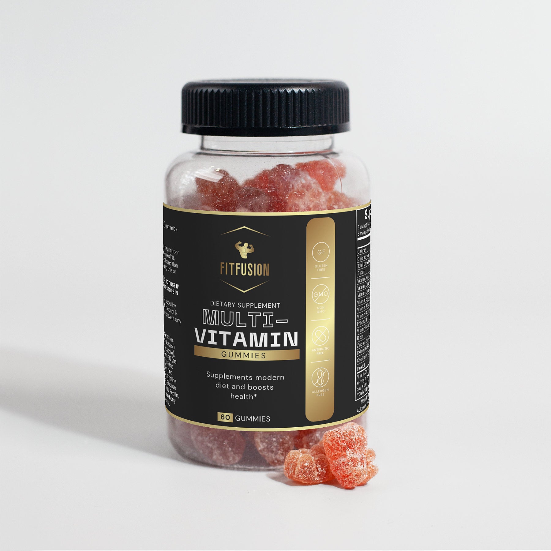 Multivitamin Gummies for Adults |vitamin Bear Gummies | FitFusion