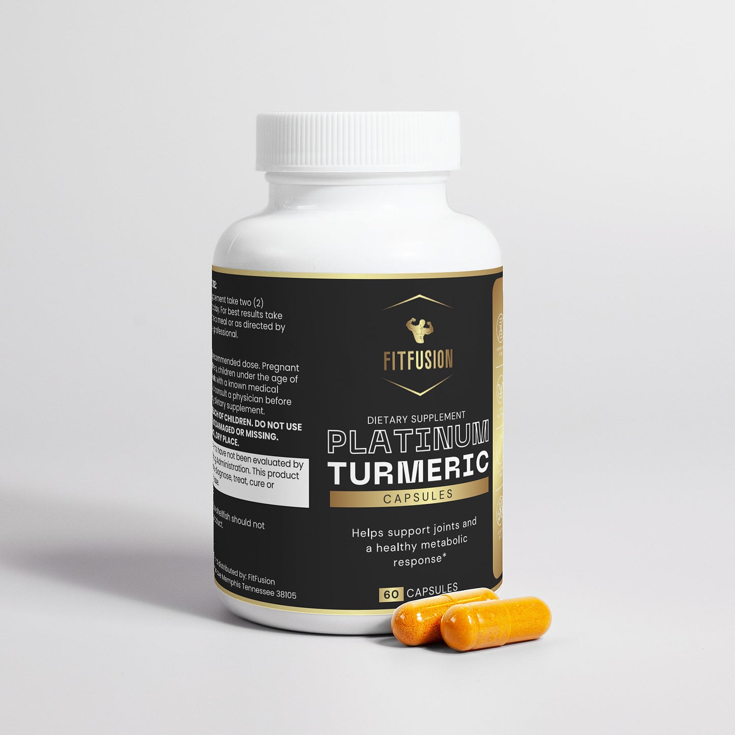 Platinum Turmeric Capsules | Platinum Turmeric Supplement | FitFusion