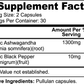 Organic Ashwagandha Supplement | Black Pepper Ashwagandha | FitFusion